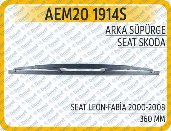 AEM 201914S Arka Silecek Supurgesi 360 Mm Leon Fabia 2000-2008